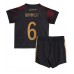 Tyskland Joshua Kimmich #6 Replika Babykläder Borta matchkläder barn VM 2022 Korta ärmar (+ Korta byxor)